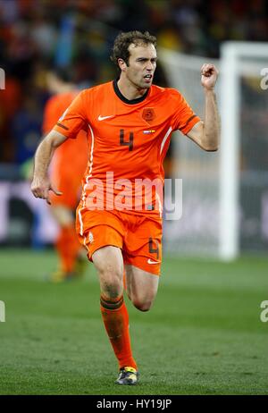 JORIS MATHIJSEN HOLLAND & HAMBURG HOLLAND & HAMBURG SOCCER CITY JOHANNESBURG Südafrika 11. Juli 2010 Stockfoto