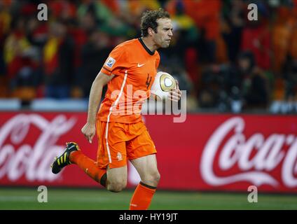 JORIS MATHIJSEN HOLLAND & HAMBURG HOLLAND & HAMBURG SOCCER CITY JOHANNESBURG Südafrika 11. Juli 2010 Stockfoto