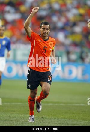 GIOVANNI VAN BRONCKHORST HOLLAND & Feyenoord Rotterdam HOLLAND & FEYENOORD NELSON MANDELA BAY Stadion PORT ELIZABETH SOUTH Afrika 02 Jul Stockfoto