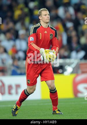 MANUEL NEUER-Deutschland & FC SCHALKE 04 Deutschland & SCHALKE 04 SOCCER CITY Südafrika 23. Juni 2010 Stockfoto