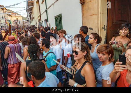 Pollenca. Mauren Schlacht gegen die Christen. Festival jährlich. Stockfoto