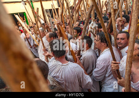 Pollenca. Mauren Schlacht gegen die Christen. Festival jährlich. Stockfoto