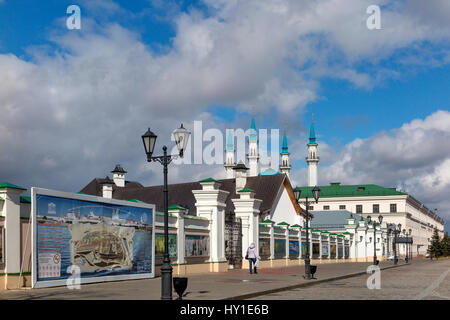 Kasaner Kreml Zitadelle Tatarstan Republik Russland Stockfoto