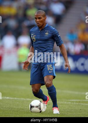 FLORENT MALOUDA Frankreich CHELSEA FC & CHELSEA FC DONBASS ARENA Donezk UKRAINE 11. Juni 2012 Stockfoto