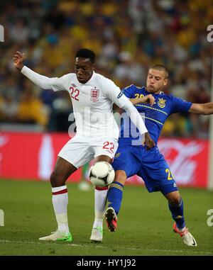 DANNY WELBECK & YAROSLAV RAKIT ENGLAND V UKRAINE EM 2012 DONBASS ARENA Donezk UKRAINE UKRAINE 19 Juni 2012 Stockfoto