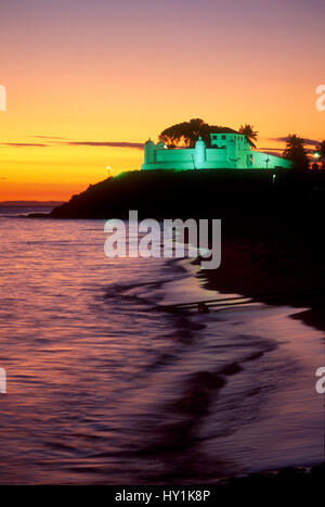 Nossa Senhora de Monte Serrat Festung (Forte de Nossa Senhora de Monte Serrat) im Nordosten Brasiliens, Salvador, Bahia State. Stockfoto