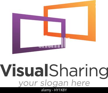 Optische Technologie-Konzept, Multimedia-Geschäft Stock Vektor