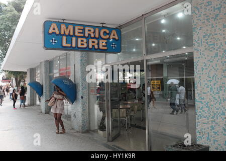 Amerika-Libre Shop Havanna Kuba 2017 Stockfoto
