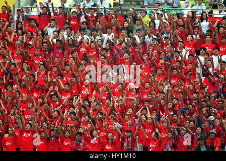 Republik KOREA FANS KOREA REBUBLIC DAEGU STADIUM TAEGU oder DAEGU Südkorea 30. Mai 2001 Stockfoto