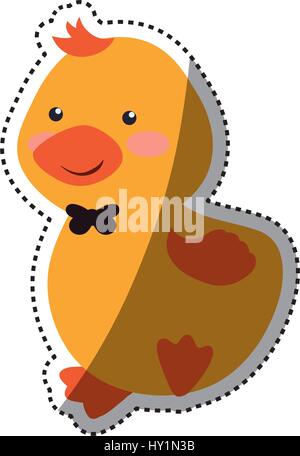 Cartoon Ente Tier infantile Stock Vektor