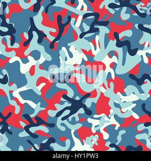 Kreative Woodland Camouflage nahtlose Muster Stock Vektor