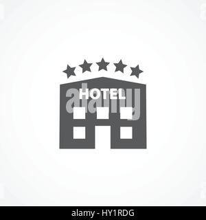 Hotelsymbol Stock Vektor