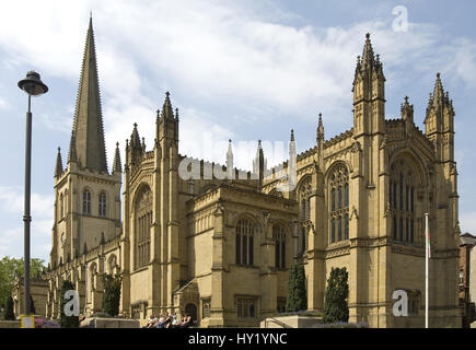 Wakefield Kathedrale, formal der Kathedrale Kirche aller Heiligen Wakefield ist die Kathedrale für die Kirche von England Diözese von Wakefield und th Stockfoto