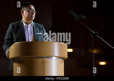 Führungskraft eine Rede im Conference center Stockfoto