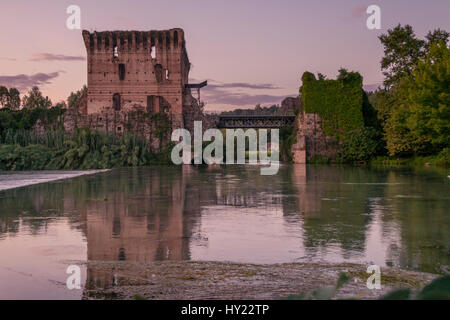 Borghetto Sul Mincio, Italien Stockfoto