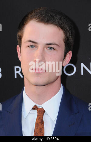 Los Angeles, CA, USA. 30. März 2017. 30 März 2017 - Los Angeles, Kalifornien - Dylan MInnette. Premiere von Netflix '' 13 Gründe, warum '' in den Paramount Studios in Los Angeles statt. Bildnachweis: Birdie Thompson/AdMedia Credit: Birdie Thompson/AdMedia/ZUMA Draht/Alamy Live-Nachrichten Stockfoto