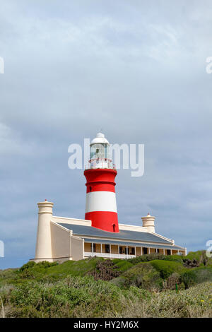 Kap Agulhas Leuchtturm, Agulhas, Western Cape, Südafrika Stockfoto