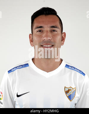 Spanien - La Liga Santander 2016-2017 / (Malaga C.F.) - Charles Stockfoto