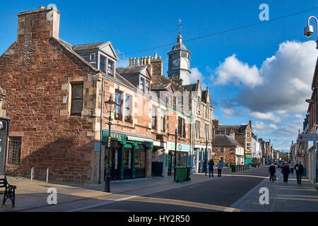 Dingwall hohe Straße, Innenstadt, Inverness, Highland, Schottland, Vereinigtes Königreich Stockfoto