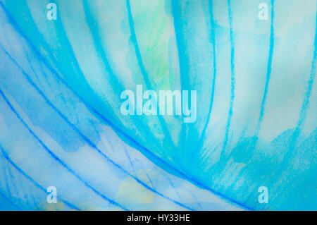 blaue Aquarellpapier Textur Stockfoto