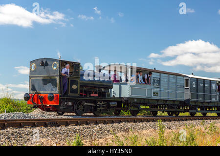 "Kilmersdon" eine restaurierte Somerset & Dorset Eisenbahn Tank Motor, Wachen van Fahrten im Jahr 2016 Norton Fitzwarren Dampf & Vintage Fahrzeug Rallye Somerset Stockfoto