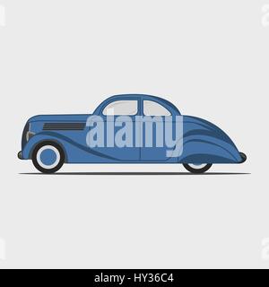 Retro-Auto. Stock Vektor