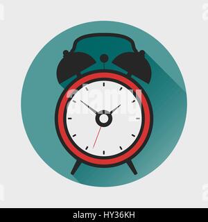Wecker-Symbol Stock Vektor
