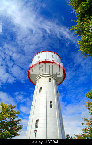 Wasserturm am Suido Koen Park Nagaoka Stadt Niigata, Japan Stockfoto