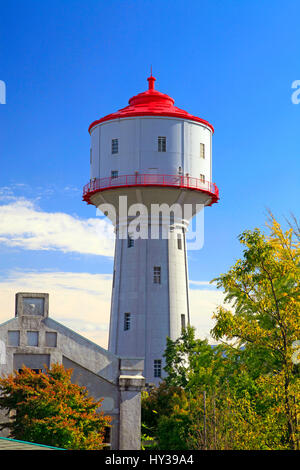 Wasserturm am Suido Koen Park Nagaoka Stadt Niigata, Japan Stockfoto