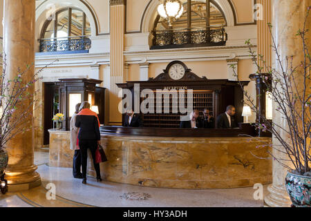 Willard InterContinental Hotel-Lobby und Rezeption - Washington, DC USA Stockfoto