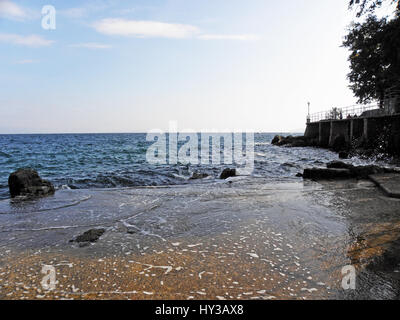 Adria-Küste zwischen Opatija und Lovran, Kroatien, Europa, 8 Stockfoto