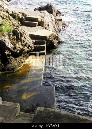 Adria-Küste zwischen Opatija und Lovran, Kroatien, Europa, 11 Stockfoto