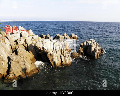 Adria-Küste zwischen Opatija und Lovran, Kroatien, Europa, 19 Stockfoto