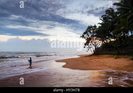 Tropisches Paradies in Sri Lanka Stockfoto