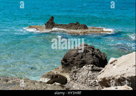 Mirtiotissas Strand, Korfu, Ionische Inseln, Griechenland, Europa Stockfoto