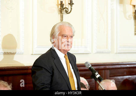 Lord David Owen mittags die Oldie literarische 14.03.17 Stockfoto