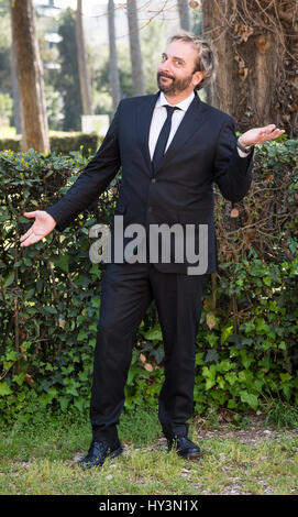 Rom, Italien. 31. März 2017. Tony Tammaro besucht den Fototermin von "La Parrucchiera" Credit: Andrea Bracaglia/Pacific Press/Alamy Live News Stockfoto