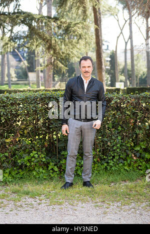 Rom, Italien. 31. März 2017. Massimiliano Gallo besucht den Fototermin von "La Parrucchiera" Credit: Andrea Bracaglia/Pacific Press/Alamy Live News Stockfoto