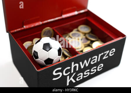 DFB Mini-Fußball in schwarz. 