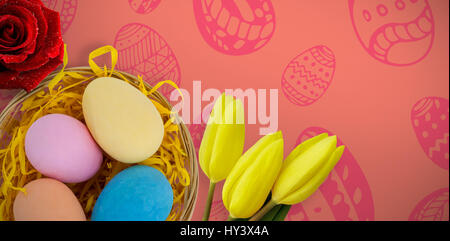 PE047 butterfly 02 bs nf gegen orange Papier Stockfoto