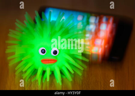 Handy-Virus, Handyvirus Stockfoto