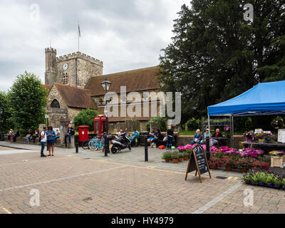 St.Faiths Kirche in Havant Stockfoto