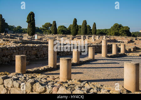 Greco-römische Ruinen des Emporda, Costa Brava, Katalonien, Spanien Stockfoto