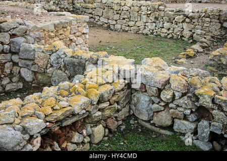 Greco-römische Ruinen des Emporda, Costa Brava, Katalonien, Spanien Stockfoto