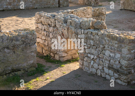 Greco-römische Ruinen des Emporda, Costa Brava, Katalonien, Spanien Stockfoto