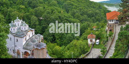 Osogovo Kloster, St. Joakim - Kriva Palanka, Mazedonien Stockfoto