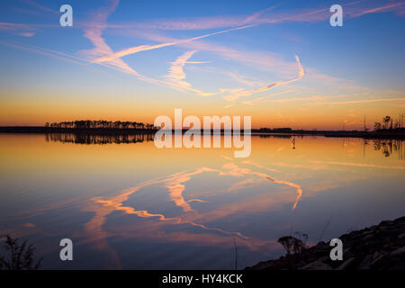 Suset am Blackwater River, Blackwater NWR, Cambridge, Maryland Stockfoto