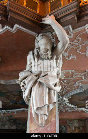 Polen, Wroclaw, die Aula Leopoldina (Auditorium Academicum) ist der Barocksaal der Universität. Stockfoto