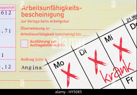 Nichteignung Fur Arbeitstage Zertifikat Und Krankheit