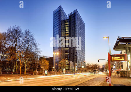 Bürogebäude Tanzende Türme in der Reeperbahn in Saint Pauli, Hamburg, Germany, Buerogebaeude Tanzende Tuerme eine der Reeperbahn in St. Pauli, Deuts Stockfoto